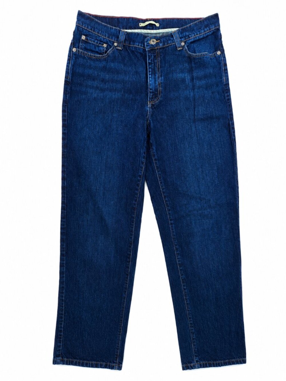 L.L.Bean Classic Fit Jeans Men's 33x34 Dark Wash Straight Leg 100% Cotton